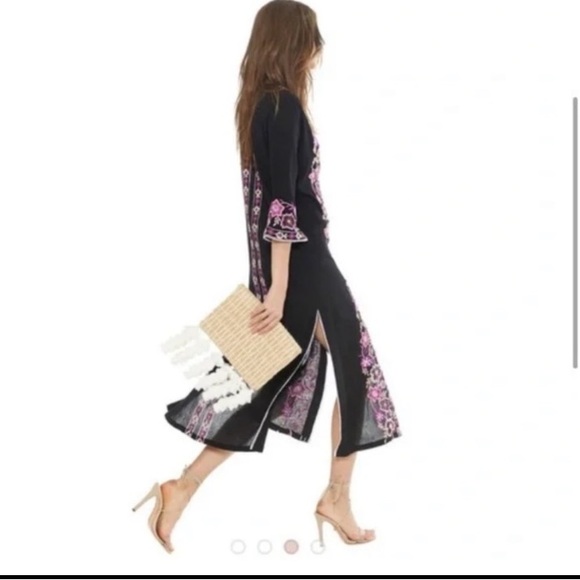 Misa Los Angeles Black Embroidered Dress - Picture 14 of 14